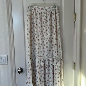 Floral Maxi Skirt Princess Polly